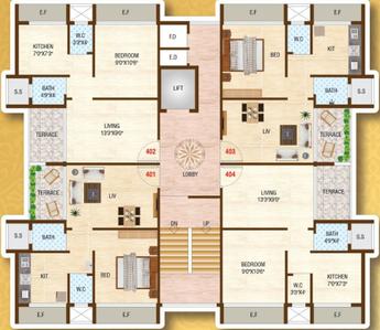 Project Image of 188.0 - 276.0 Sq.ft 1 RK Apartment for buy in Unimont RSM Niyati