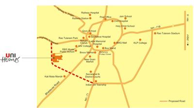 Project Image of 0.0 - 1193.0 Sq.ft 3 BHK Apartment for buy in Unitech Uni Homes