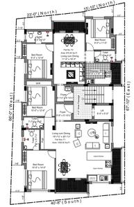 Samy Lotus Garden Lotus Garden Cluster Plan For 1st Floor 1