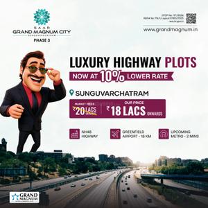 Project Image of 598.0 - 3509.0 Sq.ft Residential Plot Plot for buy in Saar Grand Magnum City Phase 3