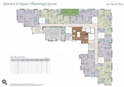 Project Image of 1162.0 - 1404.0 Sq.ft 3 BHK Apartment for buy in Prudent Gokulam
