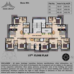 Project Image of 433.78 - 1058.53 Sq.ft 1 BHK Apartment for buy in Mass Eminence