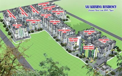 Project Image of 698.0 - 1451.0 Sq.ft 1 BHK Apartment for buy in Sai Krishna Residency