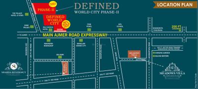 Project Image of 855.0 - 1710.0 Sq.ft Residential Plot Plot for buy in Defined World City Phase II