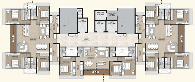 Project Image of 803.0 - 1849.0 Sq.ft 2 BHK Apartment for buy in Konark 32 West View