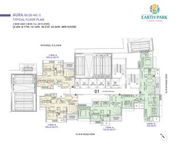 Project Image of 470.81 - 734.96 Sq.ft 1 BHK Apartment for buy in Aastha Earth Park Building No 1