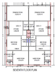 Project Image of 656.17 - 668.33 Sq.ft 2 BHK Apartment for buy in Krishna Santram Sanidhya