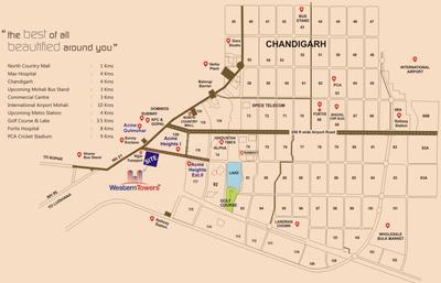Project Image of 0.0 - 1001.0 Sq.ft 3 BHK Apartment for buy in SRD Western Towers