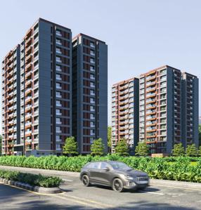 Project Image of 1404.26 - 1608.88 Sq.ft 3 BHK Apartment for buy in BSA Paarijat At Shantigram