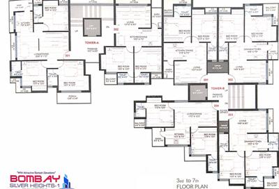 Project Image of 521.73 - 729.15 Sq.ft 2 BHK Apartment for buy in Jenil Bombay Silver Heights 1