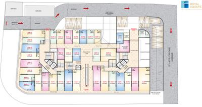 Project Image of 662.63 - 881.56 Sq.ft 2 BHK Apartment for buy in Nisarg Royal Square