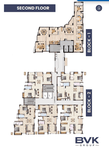 Project Image of 1253.21 - 1538.01 Sq.ft 2 BHK Apartment for buy in Southern BVK Brindhavan