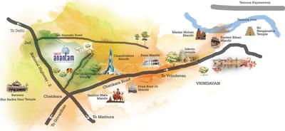 Project Image of 710.0 - 5381.96 Sq.ft Residential Plot Plot for buy in Suncity Anantam Vrindavan