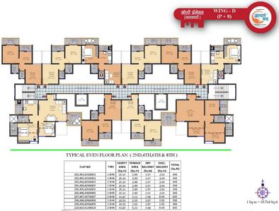 Project Image of 199.0 - 522.0 Sq.ft 1 BHK Apartment for buy in Maple Aapla Ghar Moshi Annex Phase I