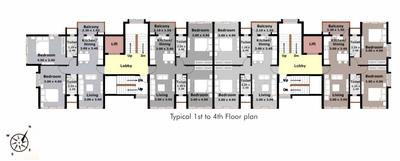 Project Image of 0.0 - 968.75 Sq.ft 2 BHK Apartment for buy in Susheela Seaside II