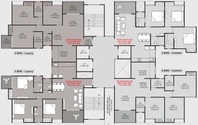 Project Image of 678.56 - 931.29 Sq.ft 2 BHK Apartment for buy in Siddhivinayak Vision Exotica Building A