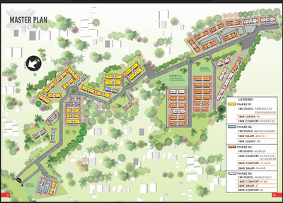 Project Image of 166.0 - 379.0 Sq.ft 1 RK Apartment for buy in Xrbia Vangani Ph 3