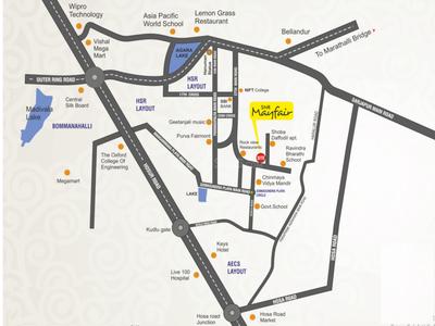 Project Image of 1185.0 - 1745.0 Sq.ft 2 BHK Apartment for buy in SNR Mayfair
