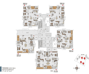 Project Image of 2565.0 - 3860.0 Sq.ft 2 BHK Apartment for buy in My Home Apas