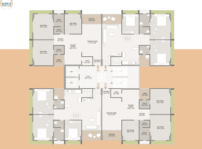 Project Image of 1120.85 - 1122.14 Sq.ft 3 BHK Apartment for buy in Shree Rang Elegance