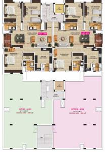 Project Image of 0.0 - 1896.0 Sq.ft 3 BHK Apartment for buy in Nahar Jasoda