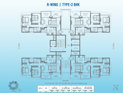 Project Image of 663.0 - 858.0 Sq.ft 2 BHK Apartment for buy in Pharande Puneville Phase III Cluster C