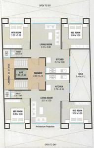 Project Image of 0.0 - 333.0 Sq.ft 2 BHK Apartment for buy in Shree Hari Mahavir Residency