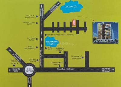 MSR Bhavya Enclave Location Plan 1