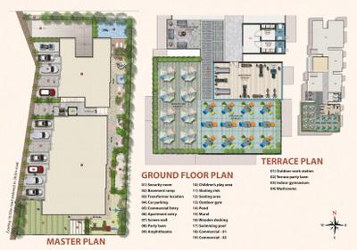 Project Image of 1174.0 - 1321.0 Sq.ft 3 BHK Apartment for buy in Skandas SLN Residency