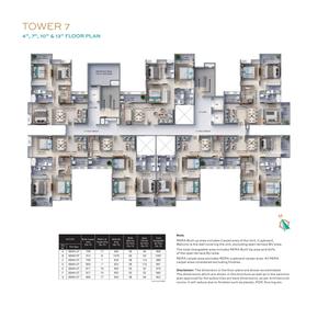 Project Image of 1077.0 - 1435.0 Sq.ft 3 BHK Apartment for buy in F Residences Merlin Phase II