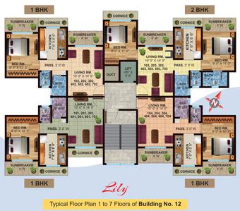 Project Image of 342.0 - 510.0 Sq.ft 1 BHK Apartment for buy in Jeevan Lifestyles