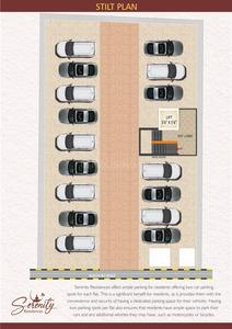 Laavanya Serenity Residences Serenity Residences Cluster Plan from 1st to 4th Floor 1
