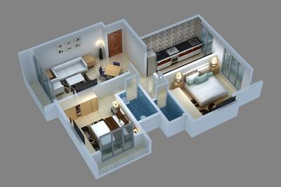 Project Image of 0.0 - 404.0 Sq.ft 1 BHK Apartment for buy in Dange Seagull Bldg 3