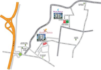 Project Image of 1100.0 - 1150.0 Sq.ft 2 BHK Apartment for buy in Avani Avasa