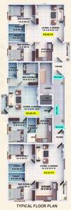 Esha Rainbow Crystal Block A Typical Cluster Plan 2