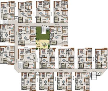 Project Image of 1075.0 - 1600.0 Sq.ft 2 BHK Apartment for buy in Happy Paradise