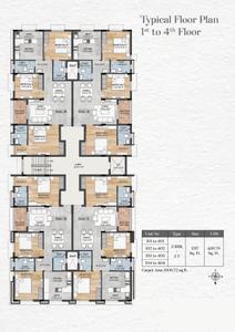 Project Image of 1287.0 - 1317.0 Sq.ft 3 BHK Apartment for buy in Rhythm