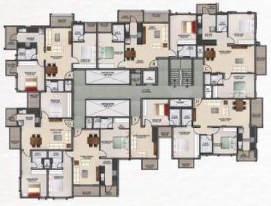 Project Image of 325.95 - 756.72 Sq.ft 1 BHK Apartment for buy in V And K NorthSide