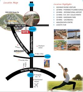 Shubham Enclave Location Plan 1