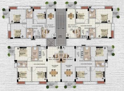 Project Image of 1218.0 - 1376.0 Sq.ft 3 BHK Apartment for buy in Dolphin Livin