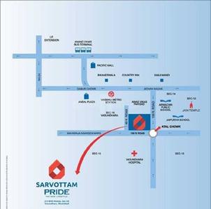 Project Image of 1225.0 - 1650.0 Sq.ft 2 BHK Apartment for buy in Sarvottam Pride