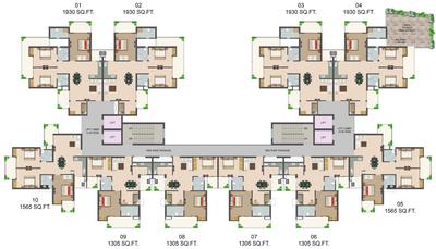 Project Image of 1305.0 - 2580.0 Sq.ft 2.5 BHK Apartment for buy in Aegis Symbol Towers