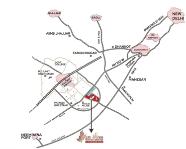 Project Image of 1611 Sq.ft Residential Plot / Land for sale in Pataudi for Rs. 17631500