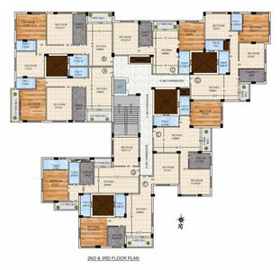 Project Image of 880.0 - 1155.0 Sq.ft 2 BHK Apartment for buy in Rajwada Oakside
