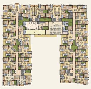 Project Image of 1015.0 - 1624.0 Sq.ft 2 BHK Apartment for buy in BBCL Midland