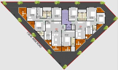 Project Image of 1382.0 - 2125.0 Sq.ft 3 BHK Apartment for buy in SL Abhilasha Niti