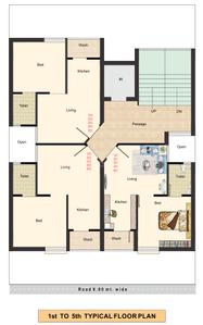 Project Image of 228.09 - 228.73 Sq.ft 2 BHK Apartment for buy in Shivam Avenue