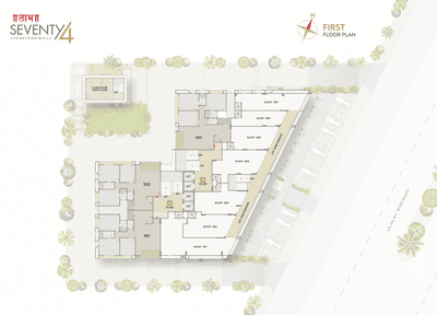Project Image of 1001.9 - 1082.53 Sq.ft 3 BHK Apartment for buy in Labh Seventy 4