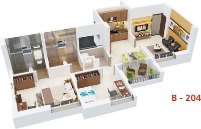 Project Image of 760.0 - 772.0 Sq.ft 2 BHK Apartment for buy in Bandal Sudatta Sankul B Building