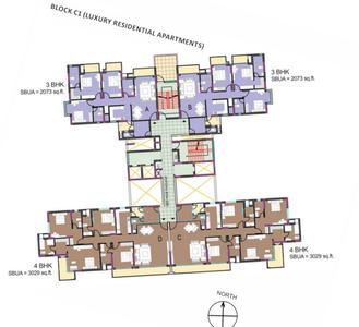 Project Image of 923.0 - 3029.0 Sq.ft 1 BHK Apartment for buy in Ruchi One Rajarhat